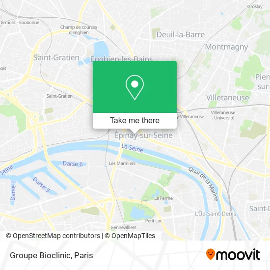 Groupe Bioclinic map