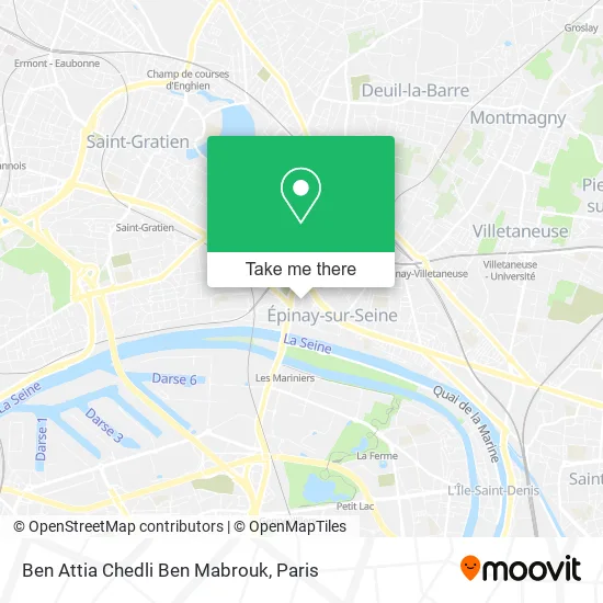 Ben Attia Chedli Ben Mabrouk map