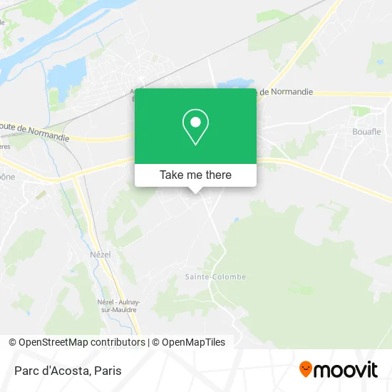 Parc d'Acosta map