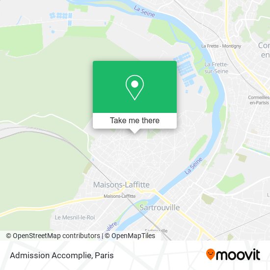 Admission Accomplie map