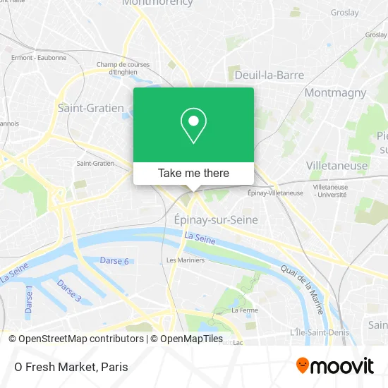 O Fresh Market map