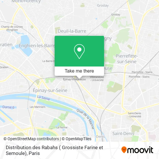 Distribution des Rabahs ( Grossiste Farine et Semoule) map