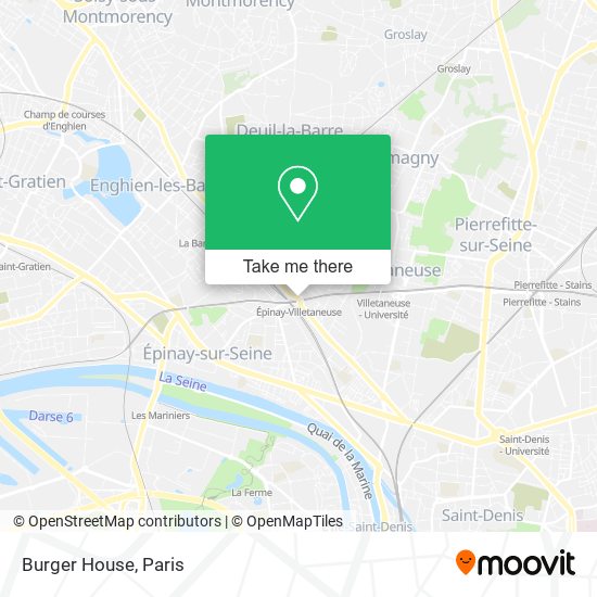 Burger House map