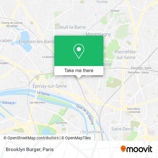 Brooklyn Burger map