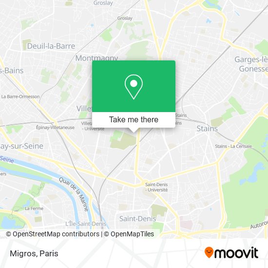 Migros map