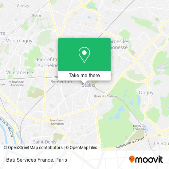 Bati Services France map