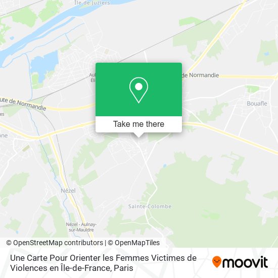 Une Carte Pour Orienter les Femmes Victimes de Violences en Île-de-France map