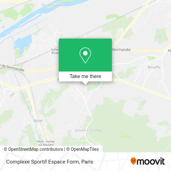 Complexe Sportif Espace Form map