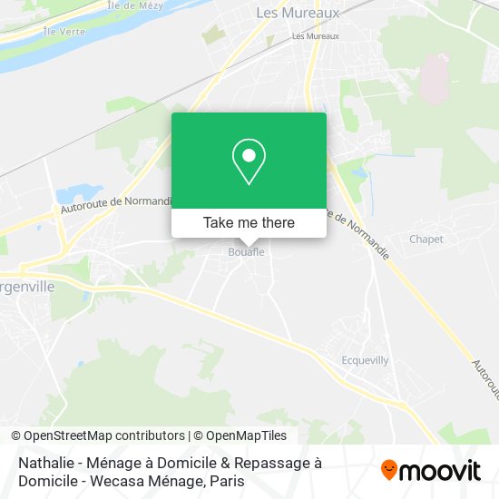 Nathalie - Ménage à Domicile & Repassage à Domicile - Wecasa Ménage map