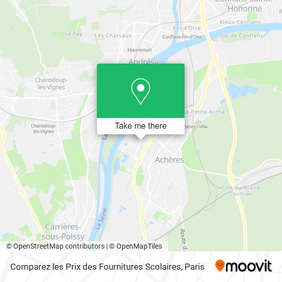 Comparez les Prix des Fournitures Scolaires map
