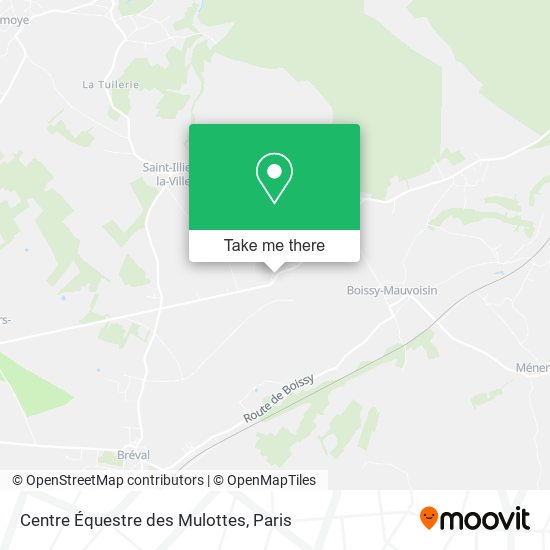 Centre Équestre des Mulottes map