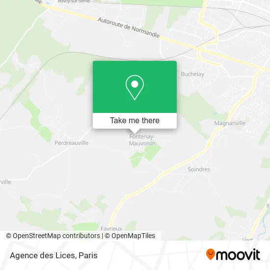 Agence des Lices map