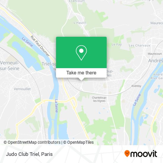 Mapa Judo Club Triel