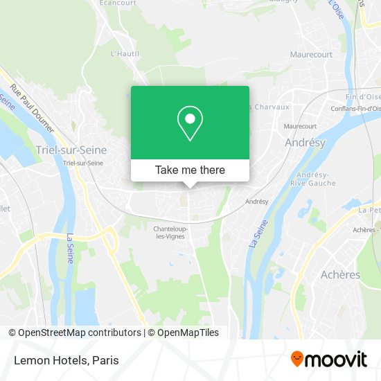 Lemon Hotels map