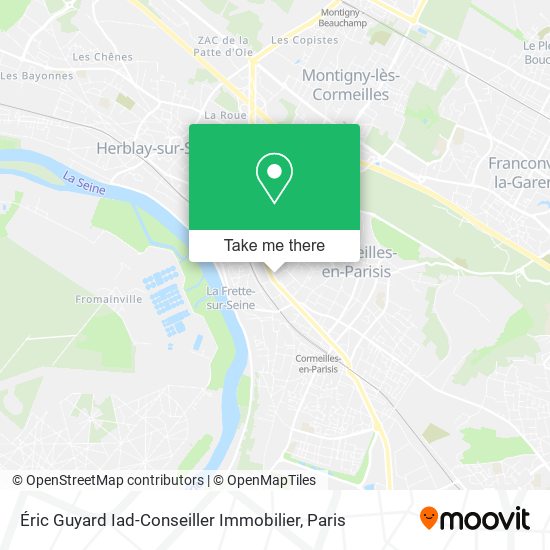 Éric Guyard Iad-Conseiller Immobilier map