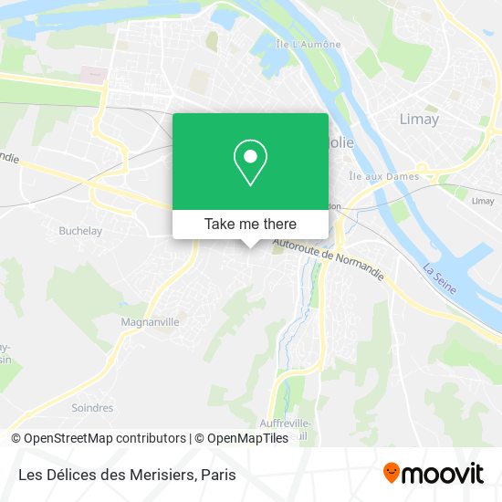 Les Délices des Merisiers map