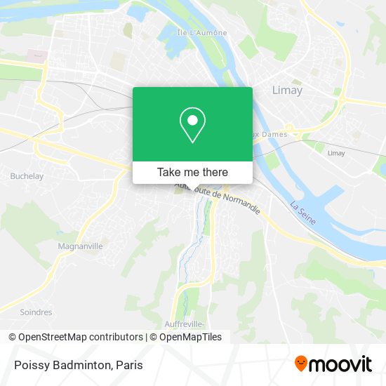 Poissy Badminton map