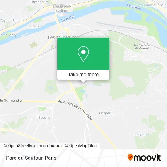 Parc du Sautour map