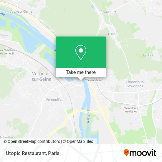 Utopic Restaurant map