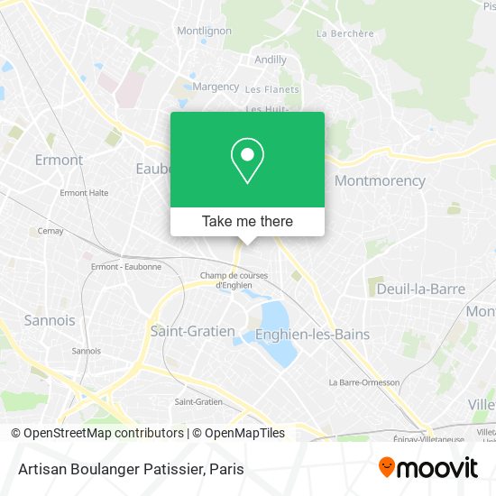 Artisan Boulanger Patissier map