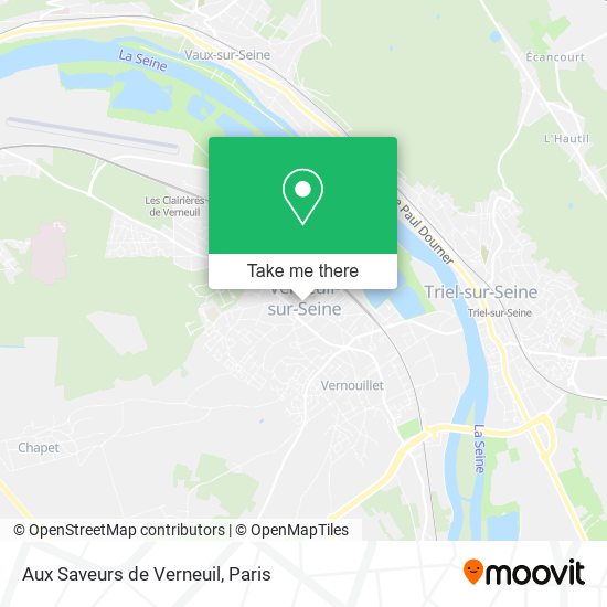 Mapa Aux Saveurs de Verneuil