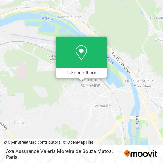 Axa Assurance Valeria Moreira de Souza Matos map