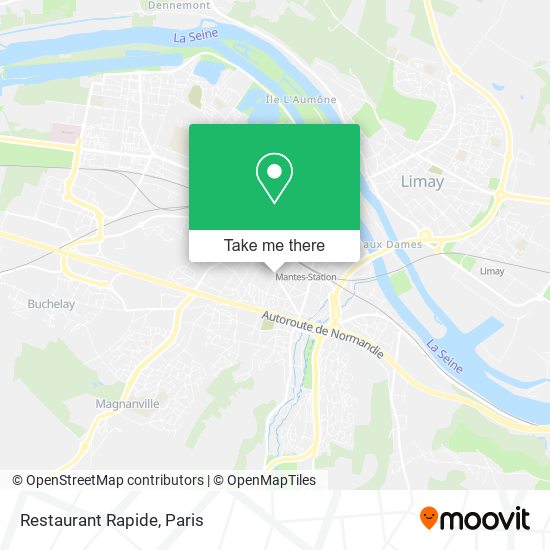 Mapa Restaurant Rapide