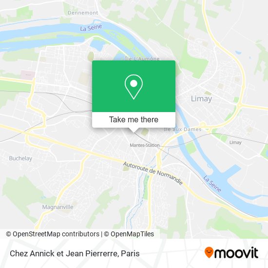 Mapa Chez Annick et Jean Pierrerre
