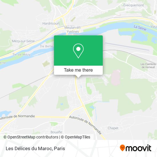 Les Délices du Maroc map