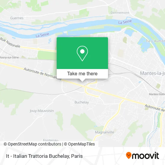It - Italian Trattoria Buchelay map