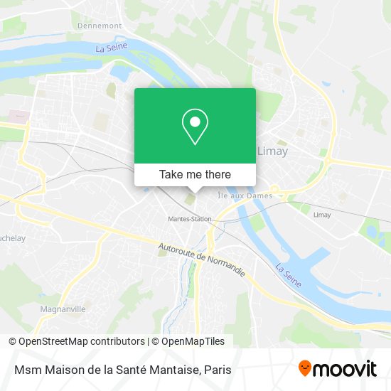 Msm Maison de la Santé Mantaise map