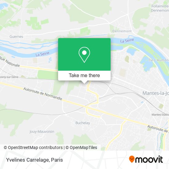 Yvelines Carrelage map