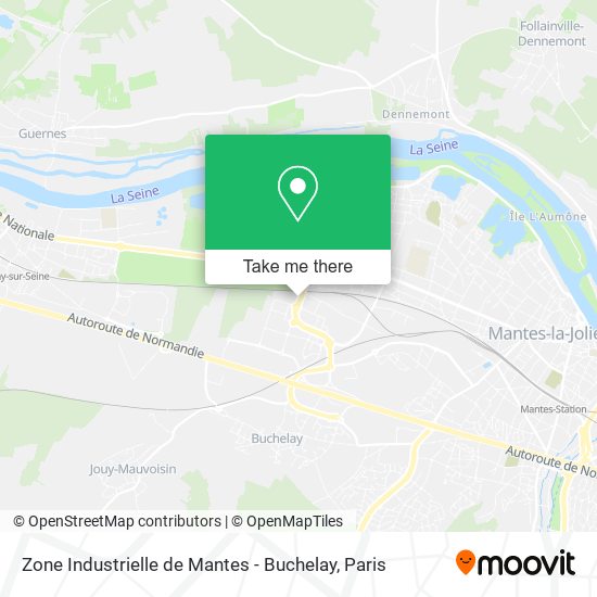 Zone Industrielle de Mantes - Buchelay map