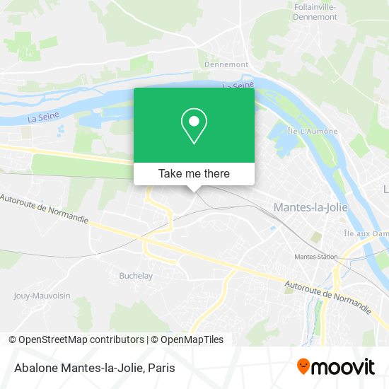 Abalone Mantes-la-Jolie map