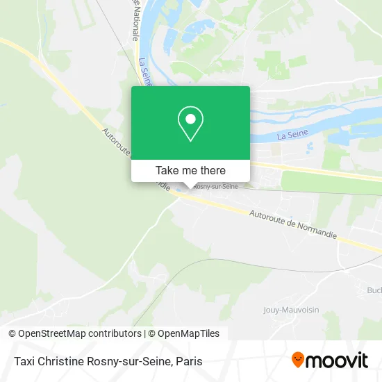 Taxi Christine Rosny-sur-Seine map