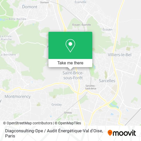 Mapa Diagconsulting-Dpe / Audit Énergétique-Val d'Oise