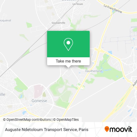 Auguste Ndetoloum Transport Service map