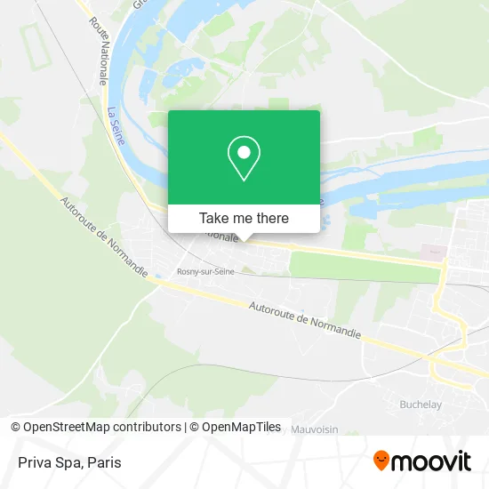 Priva Spa map