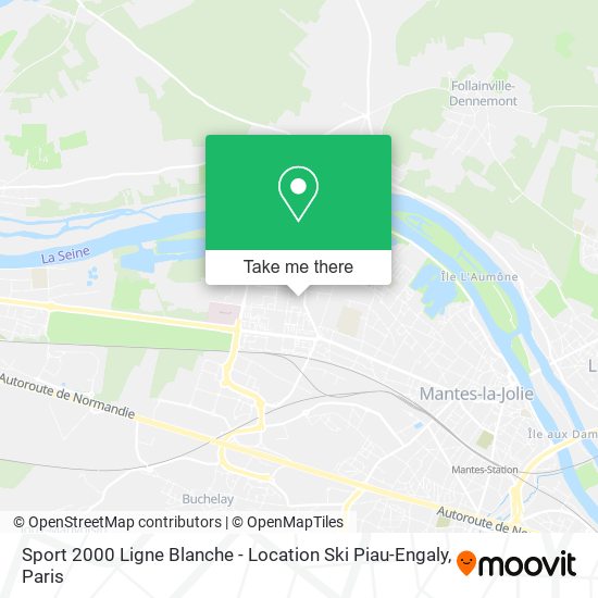 Sport 2000 Ligne Blanche - Location Ski Piau-Engaly map