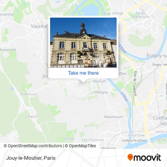 Jouy-le-Moutier map