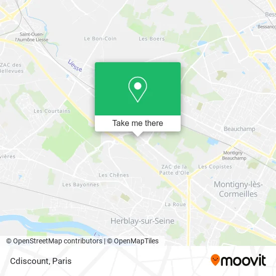 Cdiscount map