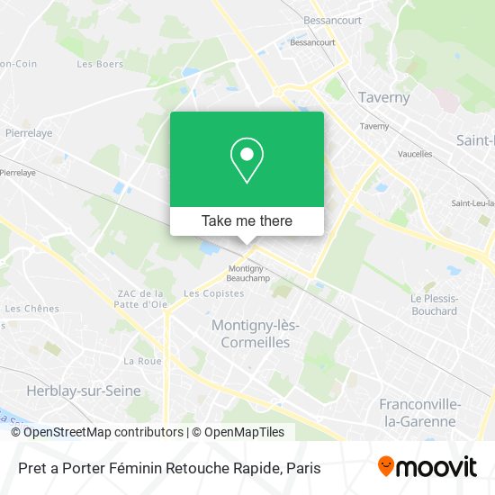 Pret a Porter Féminin Retouche Rapide map