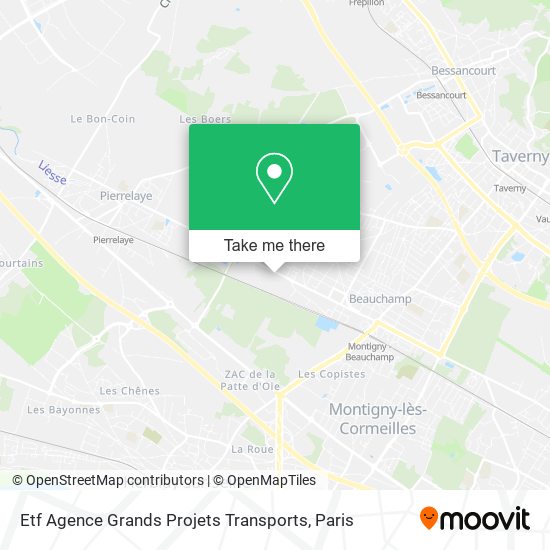 Etf Agence Grands Projets Transports map