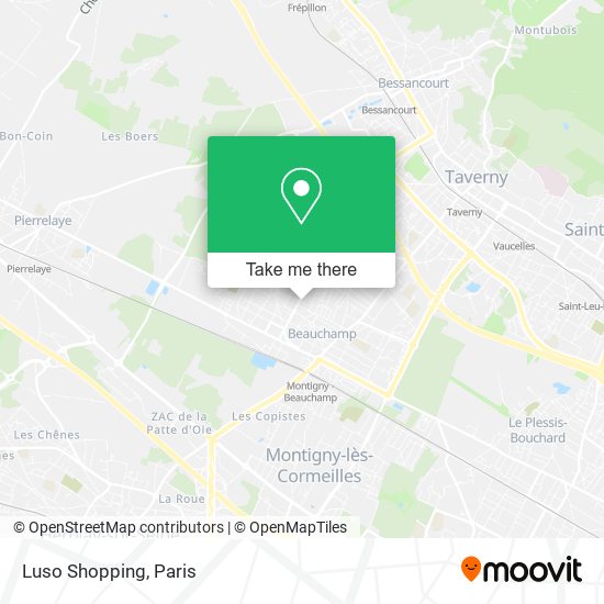 Luso Shopping map