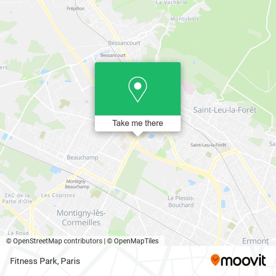 Fitness Park map