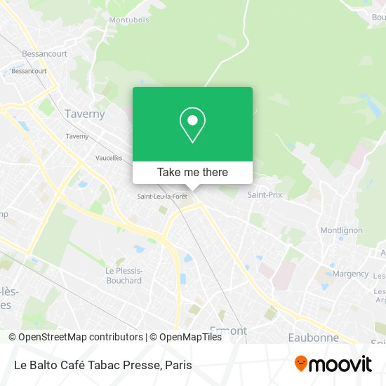 Le Balto Café Tabac Presse map