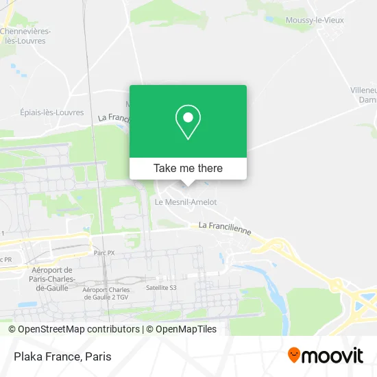 Plaka France map