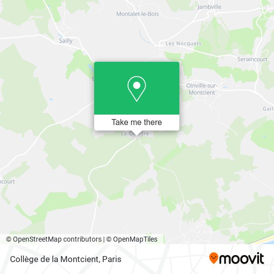 Collège de la Montcient map