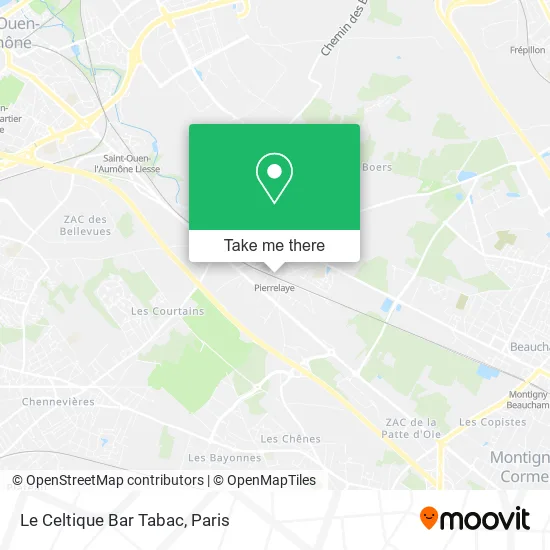 Le Celtique Bar Tabac map