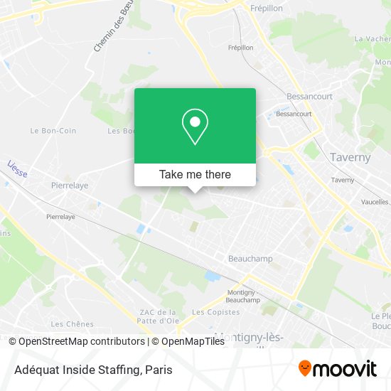 Adéquat Inside Staffing map